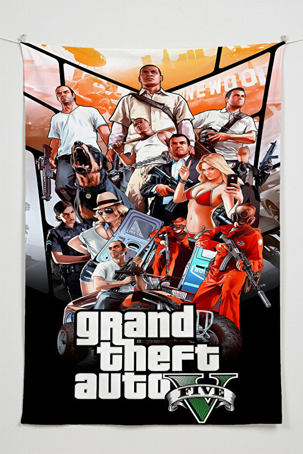 GTA V  Duvar Halısı